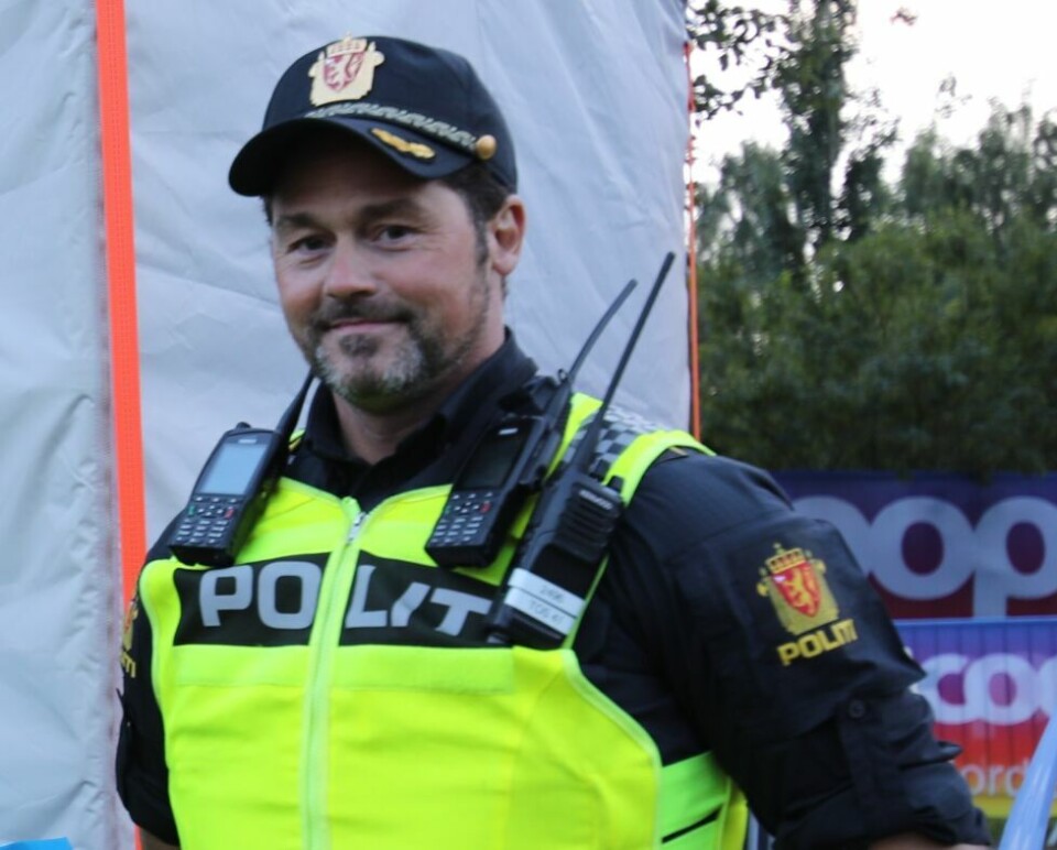 Innsatsleder i politiet i Nordland, Johan Benitez, roser de frivillige som deltok under årets Gatafestival. Innsatsleder i politiet i Nordland, Johan Benitez, roser de frivillige som deltok under årets Gatafestival. Foto: Lise Berntzen