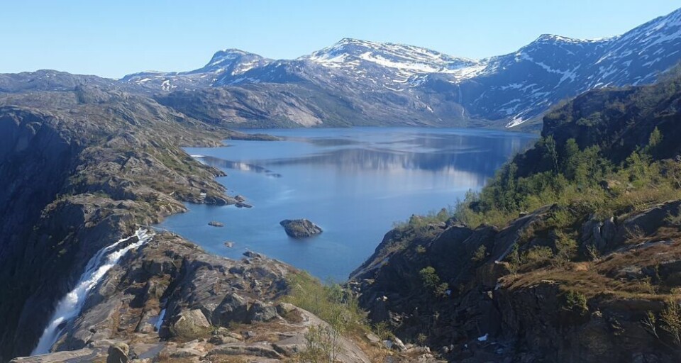 Sommerbilder- Litlverivassforsen i nydelig turvær. Fantastisk fint.