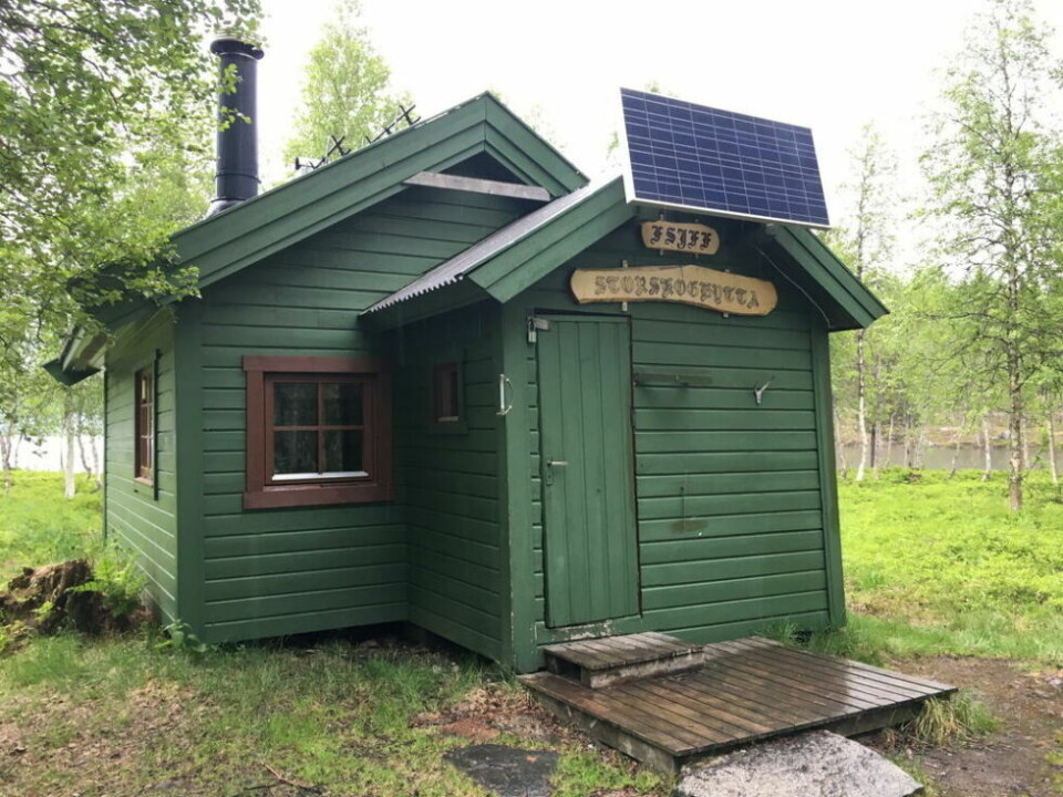 Storskoghytta, en av Fauske og Sørfold JFF sine utleiehytter. Storskoghytta, en av Fauske og Sørfold JFF sine utleiehytter. Foto: Eva S. Winther