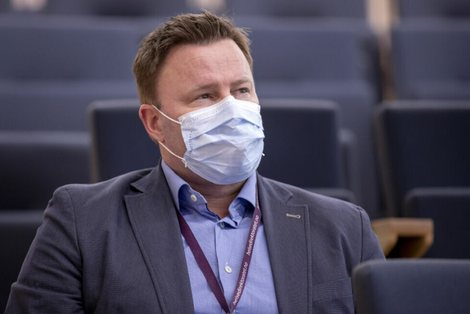 Assisterende helsedirektør Espen Rostrup Nakstad under pressekonferanse hos Helsedirektoratet. Assisterende helsedirektør Espen Rostrup Nakstad under pressekonferanse hos Helsedirektoratet. Foto: Javad Parsa / NTB