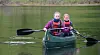 MED KANO. Kanopadling på Botnvatn har i tidligere år vært blant aktivitetene ungene i Indre Salten har kunnet melde seg på Foto: Arkivfoto: Inger Sjöberg