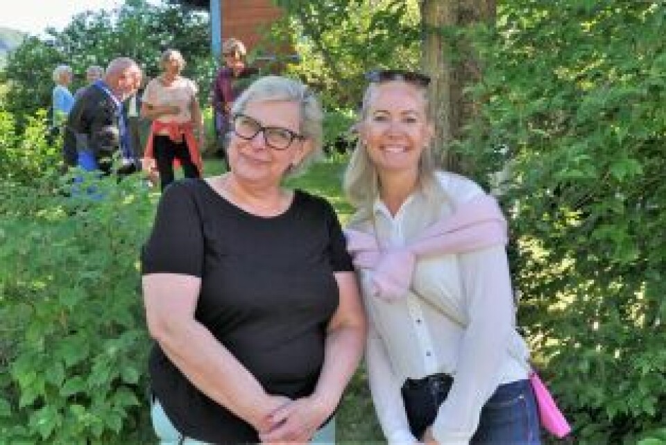TILFREDS. Leder i Skjerstad kommunedelsutvalget, Ingrid Lien og prosjektleder for Kulturveien, Kristine Engan Imingen var strålende tilfredse med besøket. TILFREDS. Leder i Skjerstad kommunedelsutvalget, Ingrid Lien og prosjektleder for Kulturveien, Kristine Engan Imingen var strålende tilfredse med besøket.