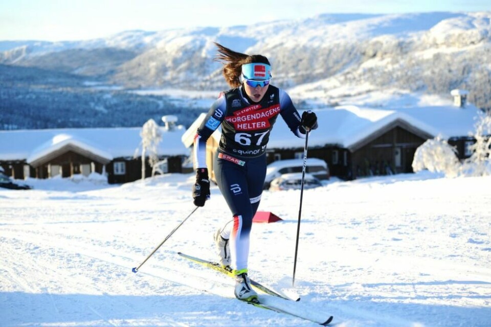 I GANG. Ingrid Mathisen gik inn til 24. plass på 10 km klassisk da Norgescupen startet på Gålå fredag. I GANG. Ingrid Mathisen gik inn til 24. plass på 10 km klassisk da Norgescupen startet på Gålå fredag. Foto: Svein Halvor Moe