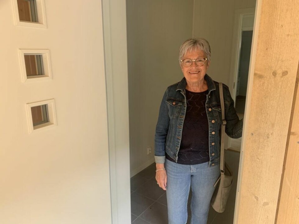 NYTT HJEM. - Velkommen til mtt nye hjem, kan Solrun Setså snart si når hun åpner denne døra. NYTT HJEM. - Velkommen til mtt nye hjem, kan Solrun Setså snart si når hun åpner denne døra. Foto: Espen Johansen