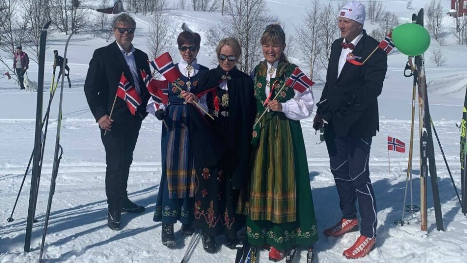 17. mai på Jakobsbakken17. mai på Jakobsbakken i Sulitjelma.