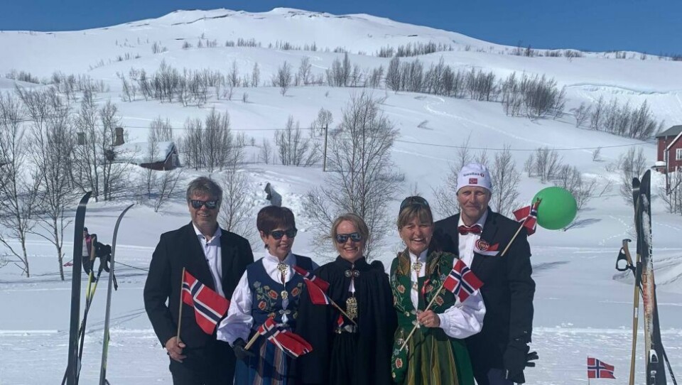 17. mai på Jakobsbakken17. mai på Jakobsbakken i Sulitjelma.