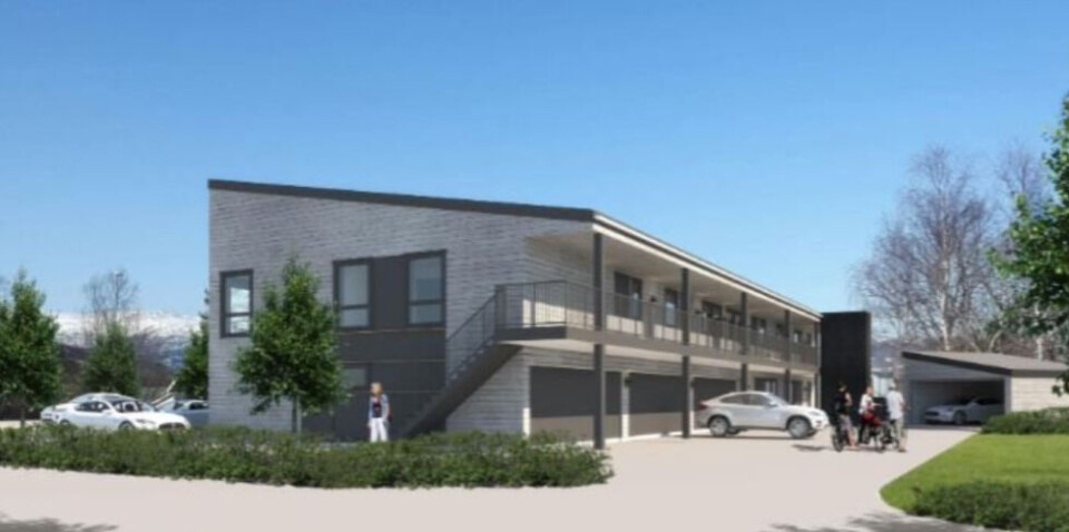 TEGNING. Skår og Indregård har vært aktiv i arbeidet med å tegne de nye leilighetsbyggene. TEGNING. Skår og Indregård har vært aktiv i arbeidet med å tegne de nye leilighetsbyggene. Foto: Salt Eiendom AS
