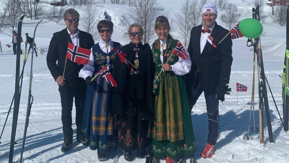 17. mai på Jakobsbakken17. mai på Jakobsbakken i Sulitjelma.