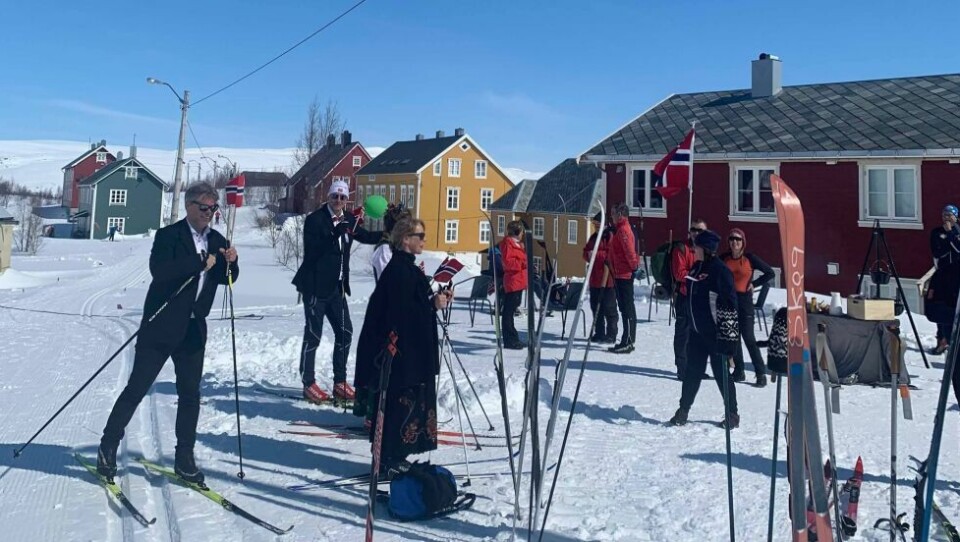 17. mai på Jakobsbakken17. mai på Jakobsbakken i Sulitjelma.