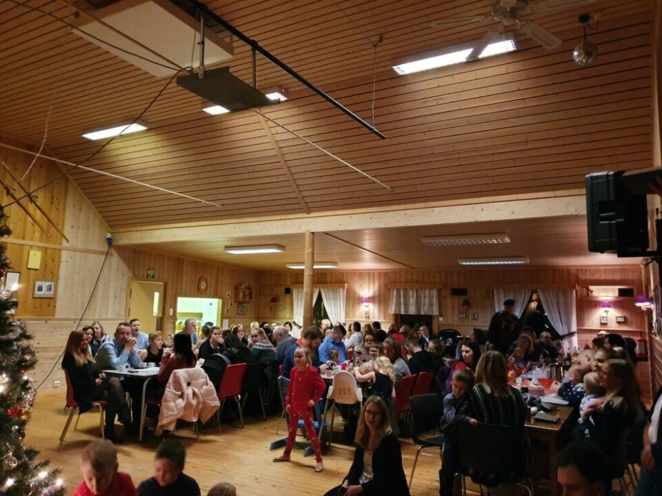 Det ble fullt hus da U.L. Vaaren arrangerte juletrefest på Kvarv i romjula. Det ble fullt hus da U.L. Vaaren arrangerte juletrefest på Kvarv i romjula. Foto: U.L. Vaaren