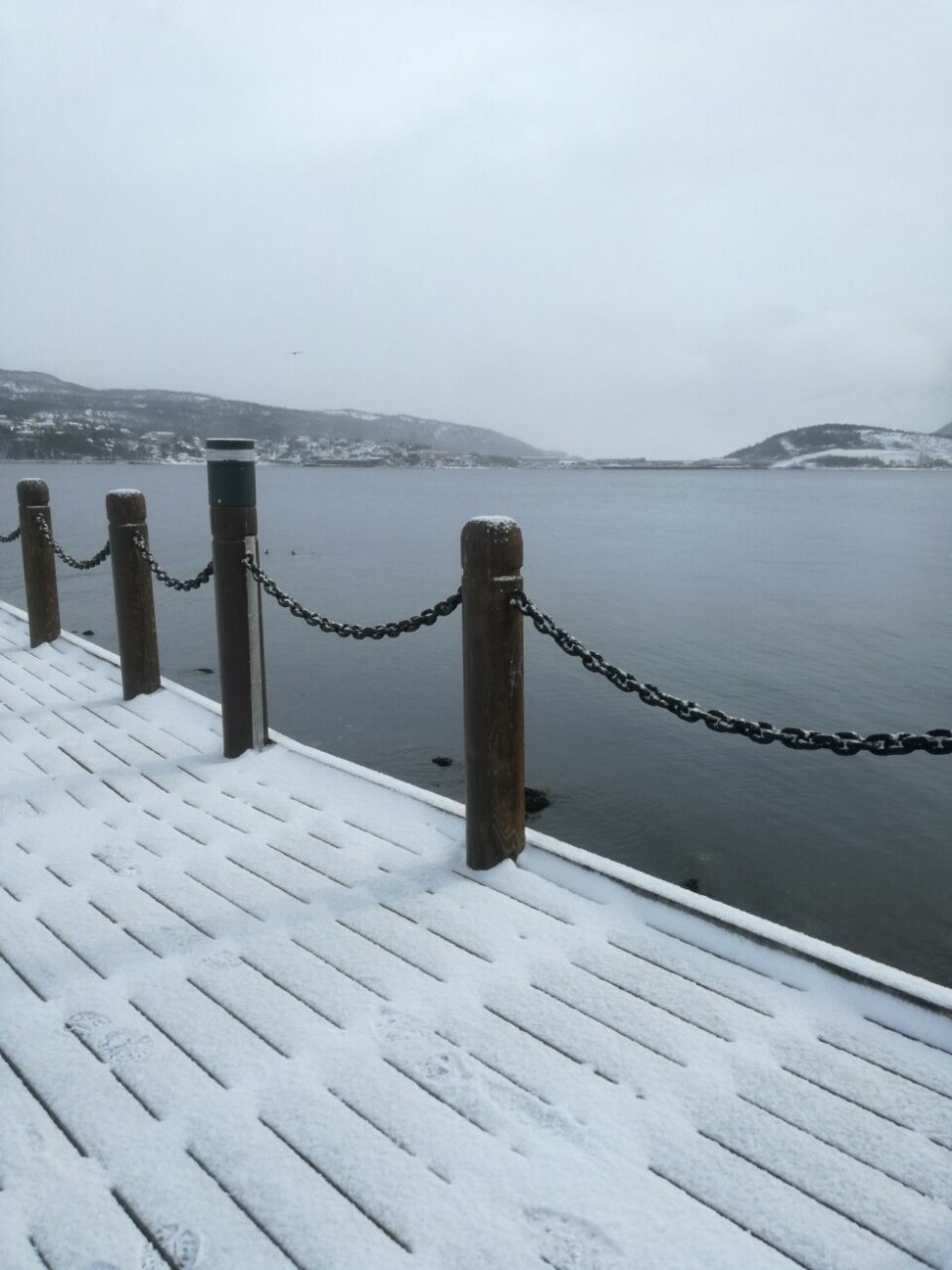 Bilder fra årets påske!FAUSKE. God utsikt ifra Fauske promenade