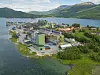 RENSEANLEGGET. Dronefoto av Elkem Salten. Foto: Fotograf Knut Holst