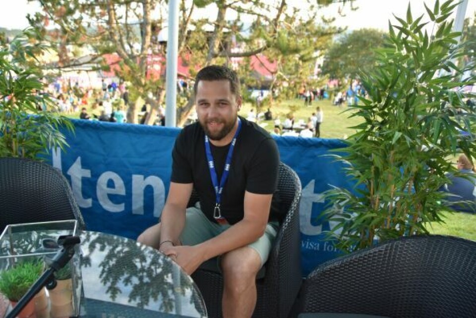 Gata-general Ørjan Strand har landet den første av tre heftige arrangementsdager. Gata-general Ørjan Strand har landet den første av tre heftige arrangementsdager. Foto: Linn Braseth-Gulliksen