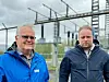 PLANLEGGER. Stein Mørtsell, styreleder i Fauske industripark sammen med styremedlem Øystein Skaland. Foto: SKS pressefoto