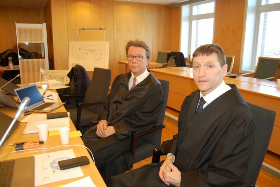 Politiadvokat Trond Lakselvhaug (t.v.) og statsadvokat Thor Erik Høiskar, fører saken for aktoratet.. Politiadvokat Trond Lakselvhaug (t.v.) og statsadvokat Thor Erik Høiskar, fører saken for aktoratet.. Foto: Stig Bjørnar Karlsen
