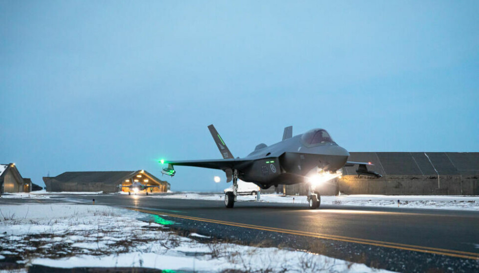 KAMPFLY. F-35 har helt unike egenskaper som gjør det til et av verdens beste kampfly. Toppfarten er på 1931 km/t. KAMPFLY. F-35 har helt unike egenskaper som gjør det til et av verdens beste kampfly. Toppfarten er på 1931 km/t. Foto: Ole Andreas Vekve, Forsvaret