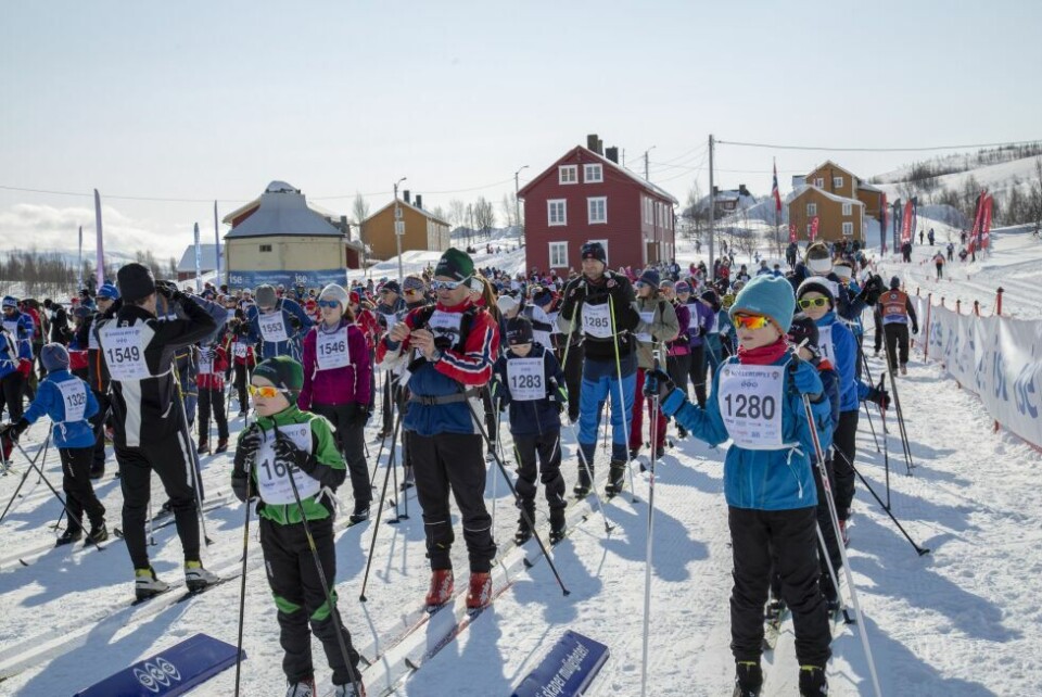 Se bilder fra starten på 11-kilometeren