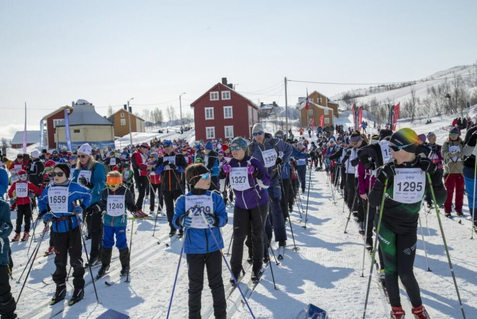 Se bilder fra starten på 11-kilometeren