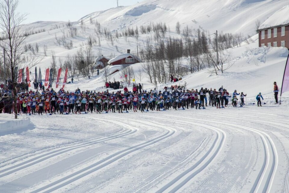 Se bilder fra starten på 11-kilometeren