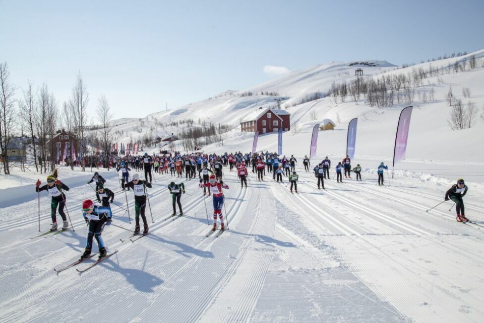 Se bilder fra starten på 11-kilometeren