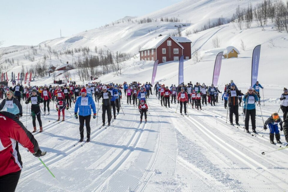 Se bilder fra starten på 11-kilometeren