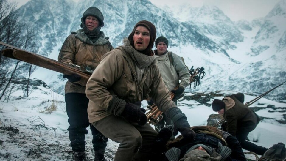 MEST SETT. Av over 14.000 besøkende spilte «Den 12. mann» inn flere fulle saler på Fauske kino. Mads Sjøgård Pettersen fra Sørfold har rollen som Marius Grønnvoll, en av de som hjalp Jan Baalsrud under flukten fra tyskerne. MEST SETT. Av over 14.000 besøkende spilte «Den 12. mann» inn flere fulle saler på Fauske kino. Mads Sjøgård Pettersen fra Sørfold har rollen som Marius Grønnvoll, en av de som hjalp Jan Baalsrud under flukten fra tyskerne. Foto: Petter Skafle Henriksen