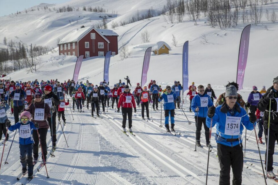 Se bilder fra starten på 11-kilometeren