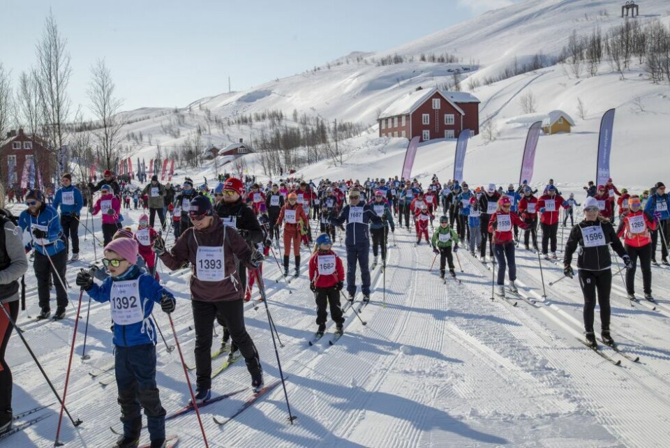 Se bilder fra starten på 11-kilometeren