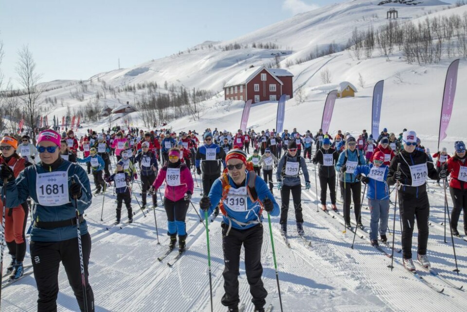 Se bilder fra starten på 11-kilometeren