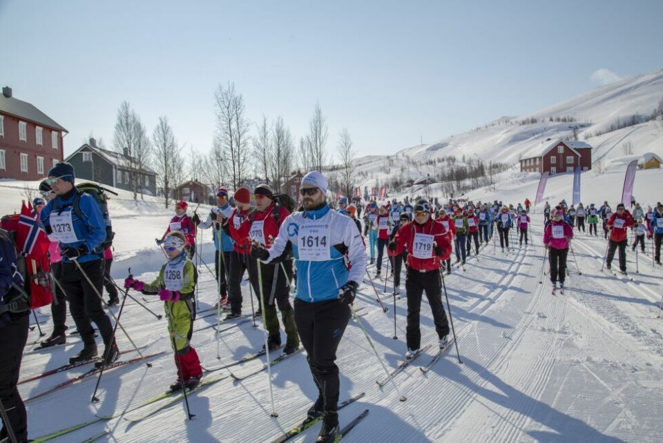 Se bilder fra starten på 11-kilometeren