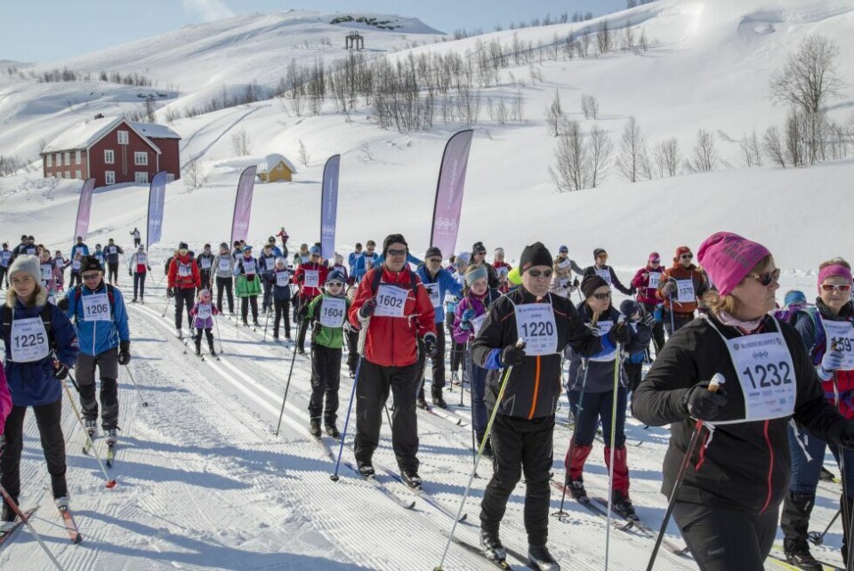 Se bilder fra starten på 11-kilometeren