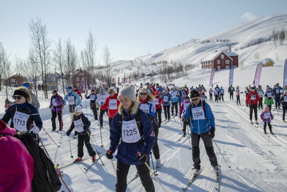 Se bilder fra starten på 11-kilometeren