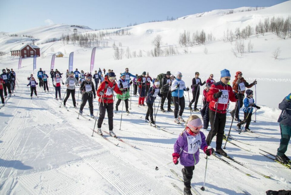 Se bilder fra starten på 11-kilometeren