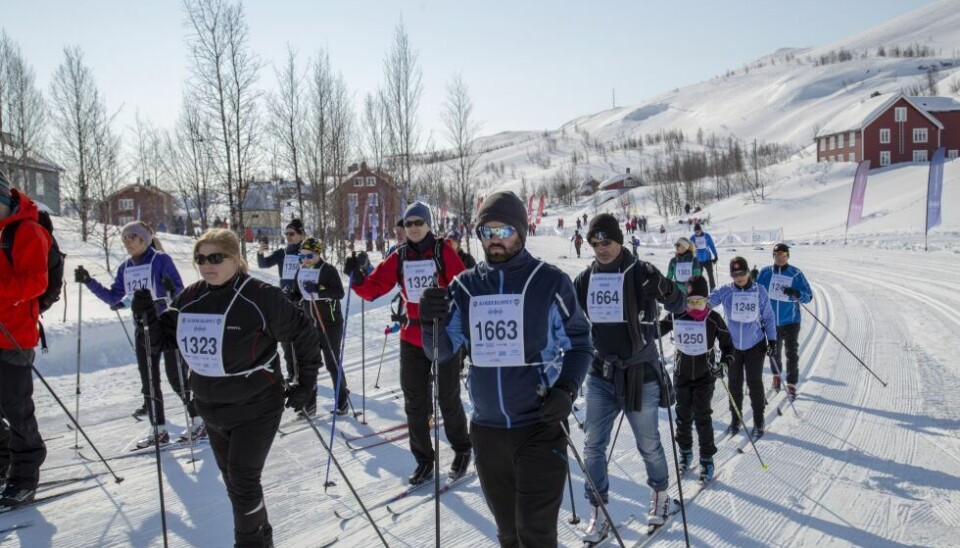 Se bilder fra starten på 11-kilometeren