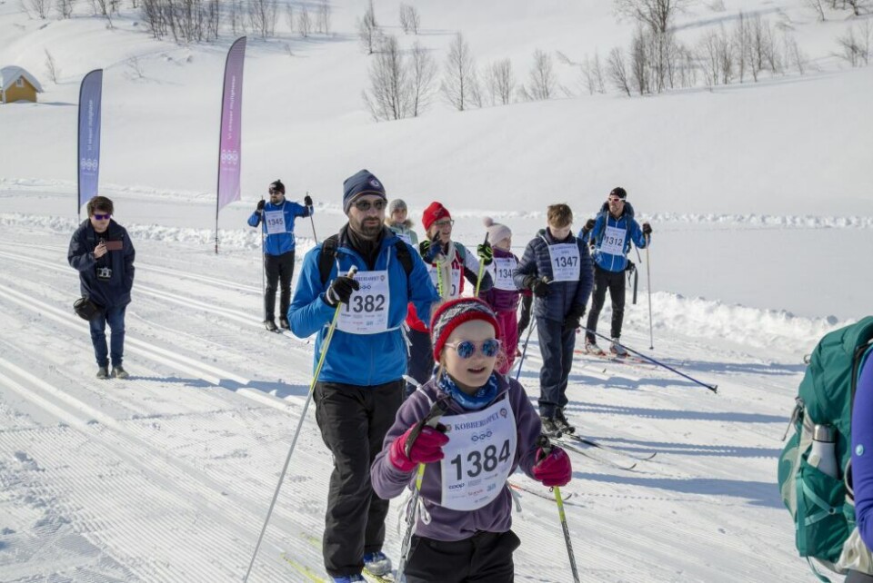 Se bilder fra starten på 11-kilometeren