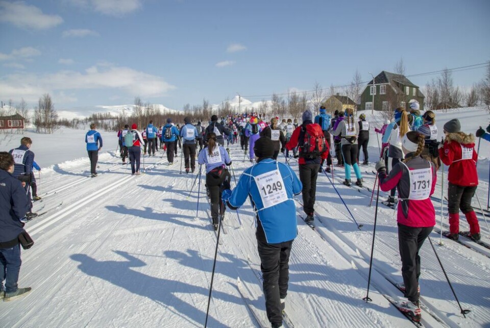 Se bilder fra starten på 11-kilometeren