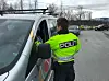 BLÅSTE. Politiet kontrollerte 142 bilførere på Riksvei 80 ved Fauske fredag morgen.