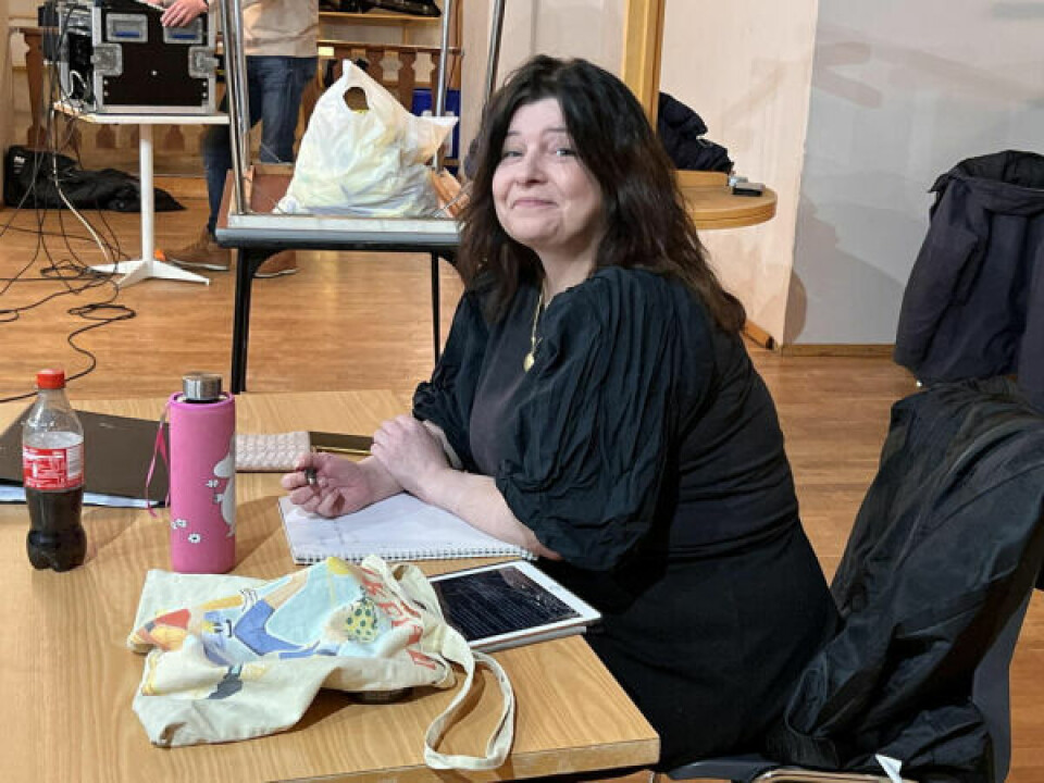 DOBBELTROLLE. Eirin Edvardsen skal være både konferansier og solist på konserten og gleder seg veldig til å synge Mjelle i nytt og flott arrangement. DOBBELTROLLE. Eirin Edvardsen skal være både konferansier og solist på konserten og gleder seg veldig til å synge Mjelle i nytt og flott arrangement. Foto: Espen Johansen