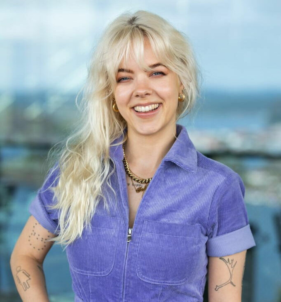 SKAL IMPONERE PÅ KJØKKENET. Lydia Torsvik Gieselmann fra Skjerstad er klar for matlaging på Camp kulinaris. SKAL IMPONERE PÅ KJØKKENET. Lydia Torsvik Gieselmann fra Skjerstad er klar for matlaging på Camp kulinaris. Foto: Viaplay