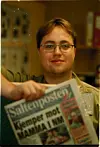 UNG MANN. Tomas Evjen var bare 24 år da han ble redaktør i Saltenposten i 1997, og hadde jobben til sent i 1999. Evjen gikk bort i september 2012. Foto: Arild Bjørnbakk