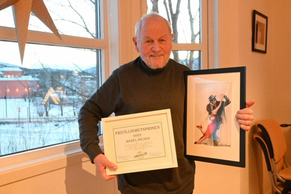 Aksel Nilsen vant Frivillighetsprisen 2022 denne uka. Aksel Nilsen vant Frivillighetsprisen 2022 denne uka. Foto: Lise Ailin Rosvoll Berntzen