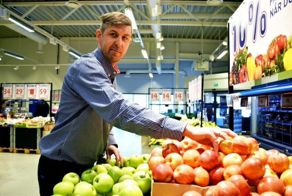 BYGGER OM. Thomas Garstad på Rema 1000 på Fauske stenger butikken i seks dager for å bygge om.