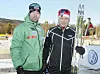 Petter Northug er klar for å gå Kobberløpet i mars. Her sammen med tidligere landslagstrener Trond Nystad fra Fauske. Foto: Svein Halvor Moe