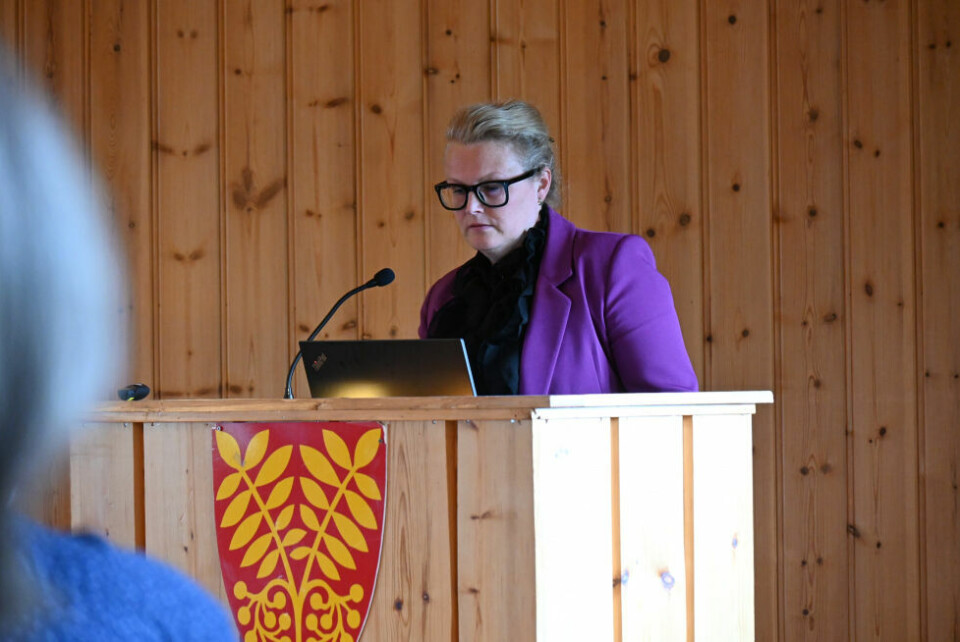 GODE HENSIKTER. Mona Storteig forklarte at kommunen hadde gode hensikter om å holde en god dialog med vergene. GODE HENSIKTER. Mona Storteig forklarte at kommunen hadde gode hensikter om å holde en god dialog med vergene. Foto: Lise Berntzen