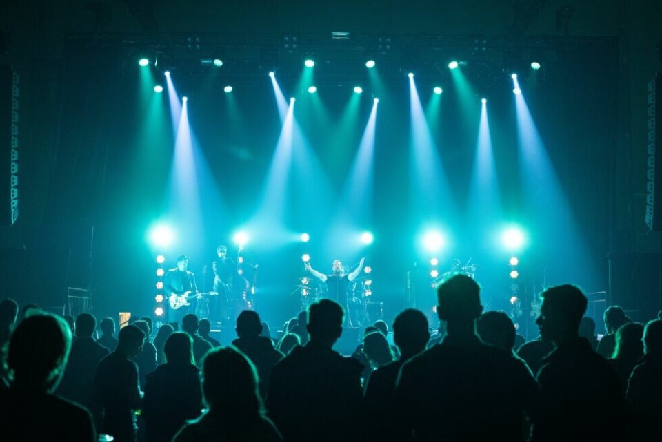 I FULL GANG. Staut har entret scenen i SKS Arena, og kobberløpsfesten er i gang. I FULL GANG. Staut har entret scenen i SKS Arena, og kobberløpsfesten er i gang. Foto: Lars-Martin Hunstad