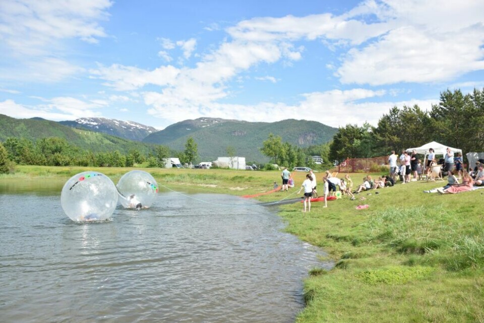 Sommerblåfestivalen på Rognan fikk en pangstart. Sommerblåfestivalen på Rognan fikk en pangstart. Foto: Eva S. Winther