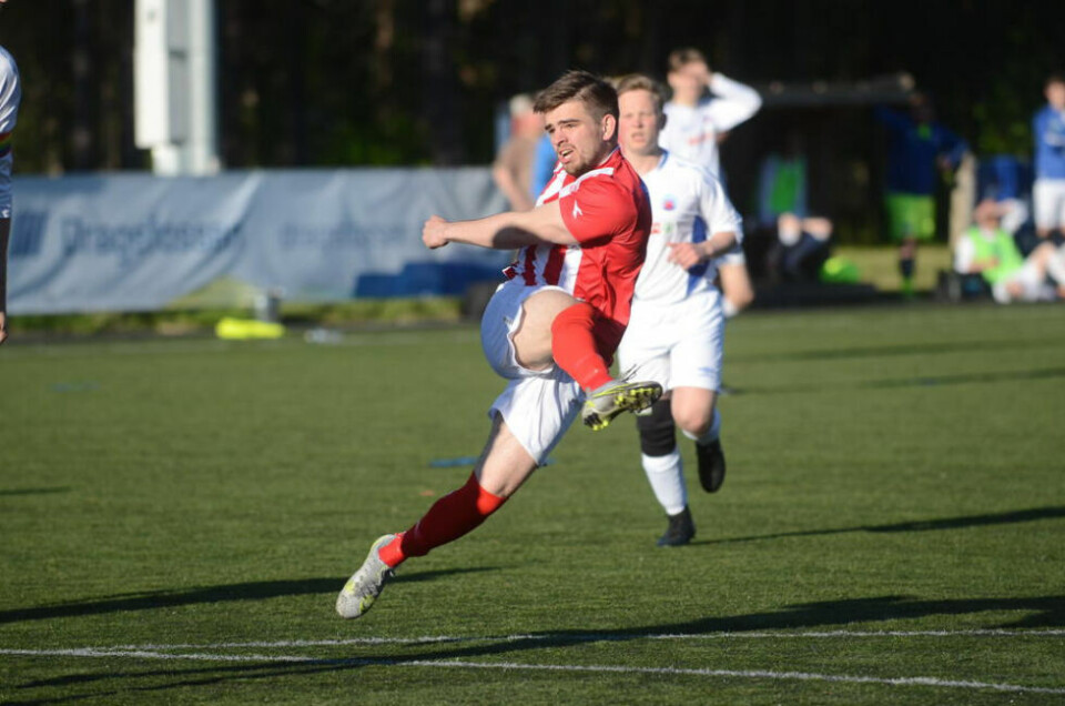 LEVERER. Isak Bø Rørnes scorer i kamp etter kamp og satte inn fire mot Tverlandet 2. LEVERER. Isak Bø Rørnes scorer i kamp etter kamp og satte inn fire mot Tverlandet 2. Foto: Espen Johansen