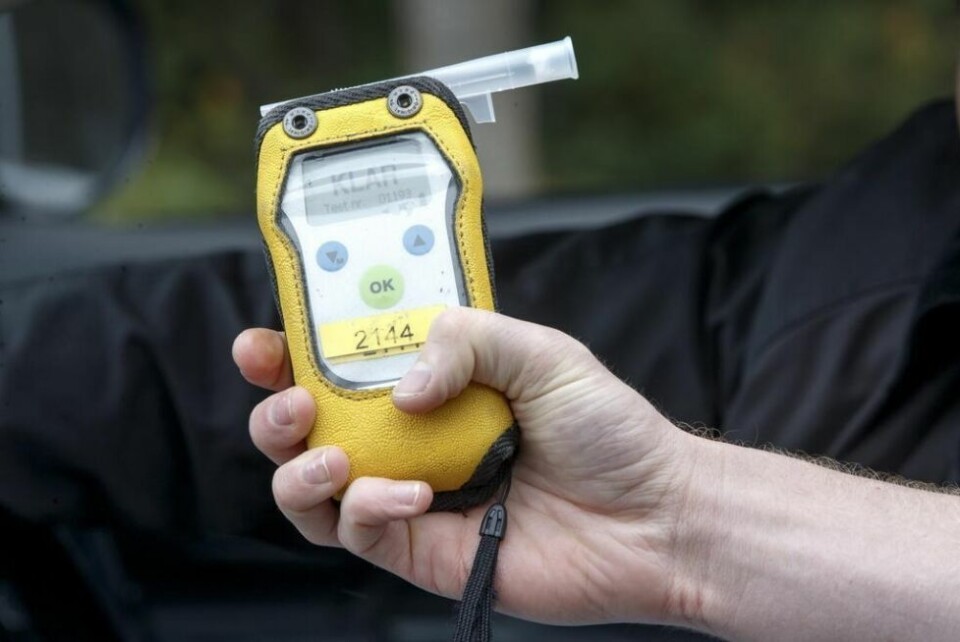 Ingen blåste rødt under promillekontrollen på Finneid. Ingen blåste rødt under promillekontrollen på Finneid. Foto: Gorm Kallestad/NTB (Illustrasjonsfoto)