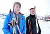 Matias Leander Pettersen (t.v.) og Ravn Olsen Jondahl (begge 14) er klare for årets Kobberløp i Sulis. - Jeg har to brødre jeg har tenkt å slå, sier Ravn. Foto: Frida Kalbakk