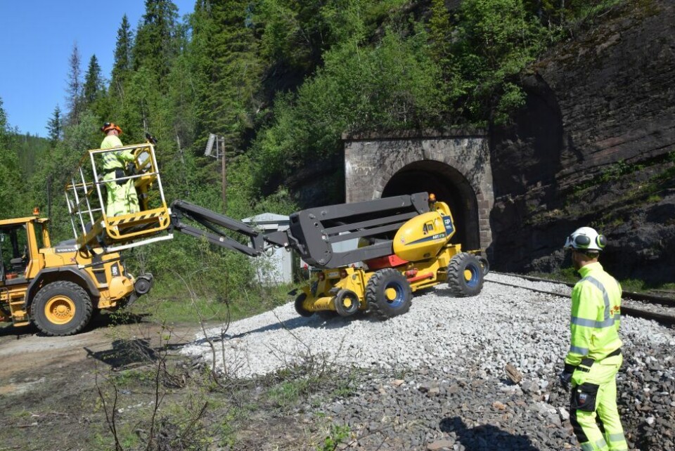 Bane NOR forbereder seg på arbeidshelg på Nordlandsbanen denne helga. Bane NOR forbereder seg på arbeidshelg på Nordlandsbanen denne helga. Foto: Bane NOR